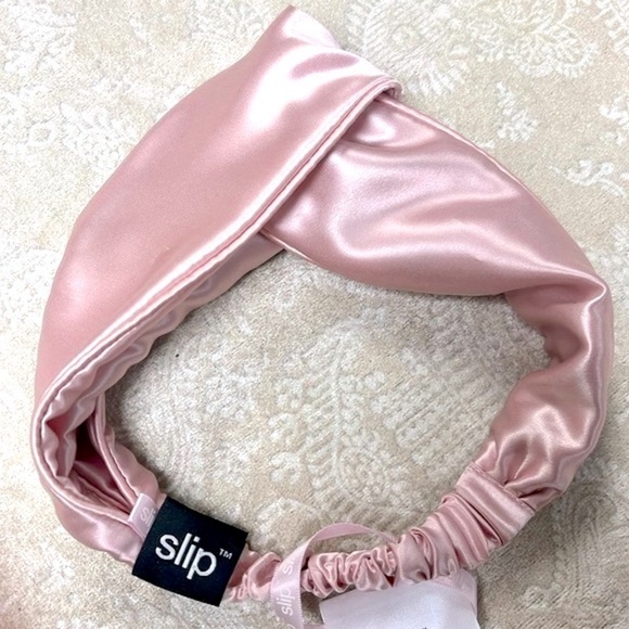 Brand New Slip Pure Silk Pale Pink Mulberry Twist Knot Headband for Hair main image 12
